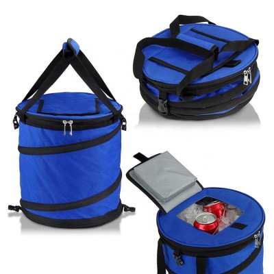 Cylinder shape Waterproof non woven customized large picnic aluminium foil ice insulated cooler bag Ice bag