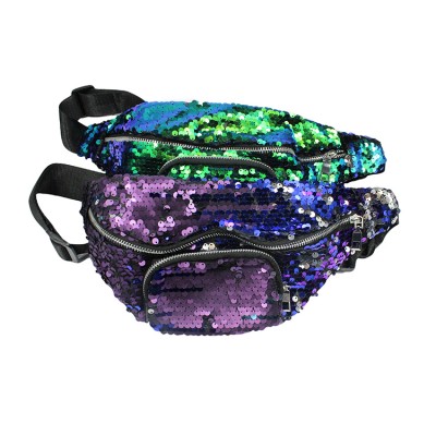 Sequin Fanny Pack for Women Men Festival Glitter Custom Fanny Pack